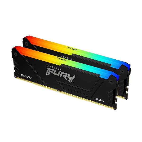 Kingston Fury Beast RGB DDR4 3200 2x16GB C18 Μνήμη RAM