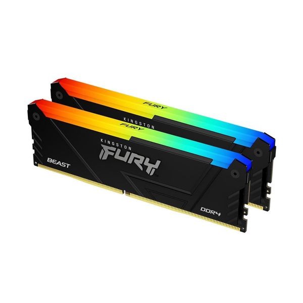 Kingston Fury Beast RGB DDR4 3600 2x16GB C17 Μνήμη RAM