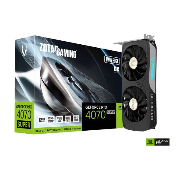 Zotac GeForce RTX 4070 SUPER Twin Edge OC 12GB Κάρτα Γραφικών