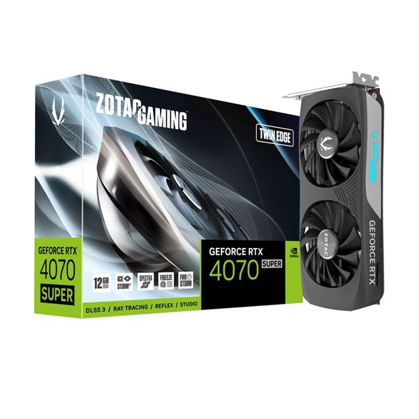 Zotac GeForce RTX 4070 Super Twin Edge 12GB Κάρτα Γραφικών