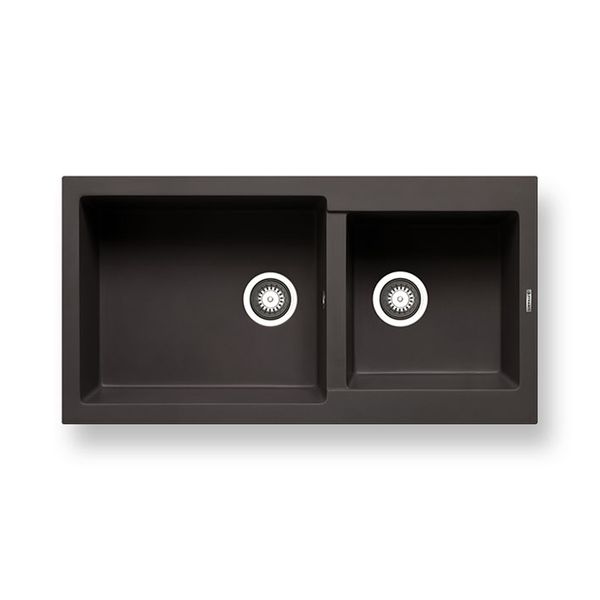 Pyramis Alazia 96X50 Graphite Νεροχύτης