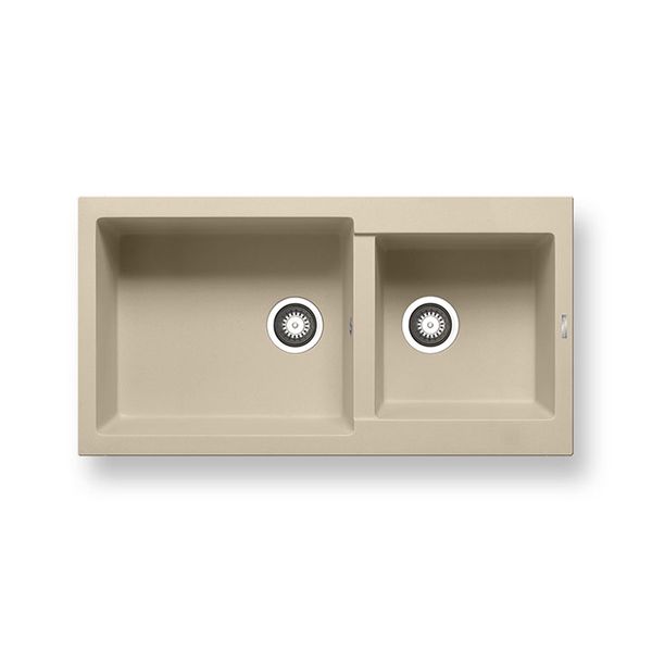 Pyramis Alazia 96X50 Ivory Νεροχύτης