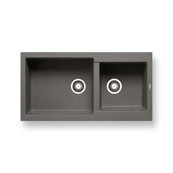 Pyramis Alazia 96X50 Iron Grey Νεροχύτης