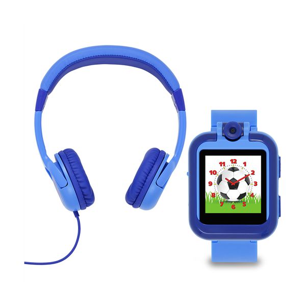 Tikkers SmartWatch & Headphones Blue Set