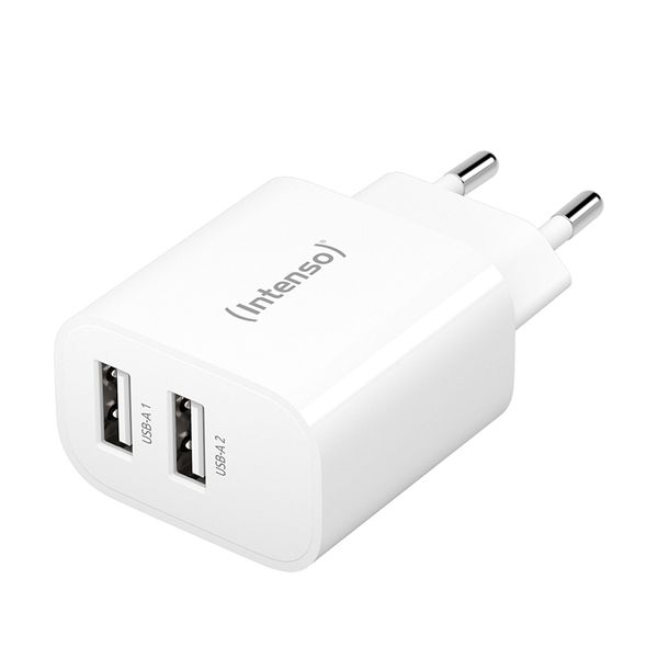Intenso Power Adaptor 2x USB-A W24AA Φορτιστής