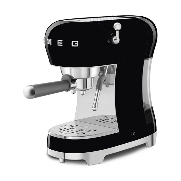 Smeg ECF02BLEU Black Μηχανή Espresso