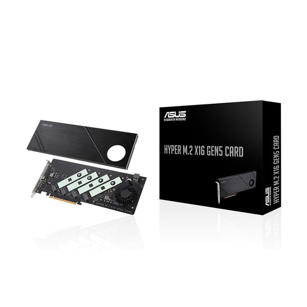Asus Hyper M.2 x16 Gen5 4x Slots SSD Card