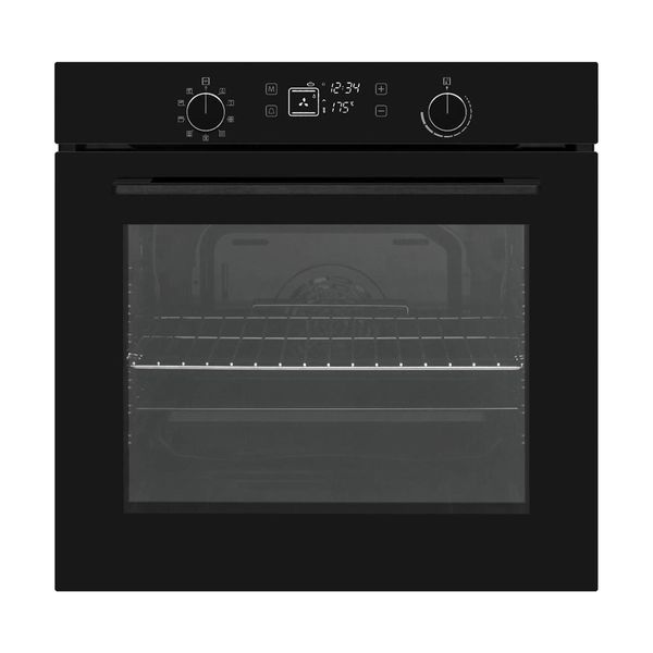 Pyramis PO78082009SBL Black Φούρνος Εντοιχιζόμενος