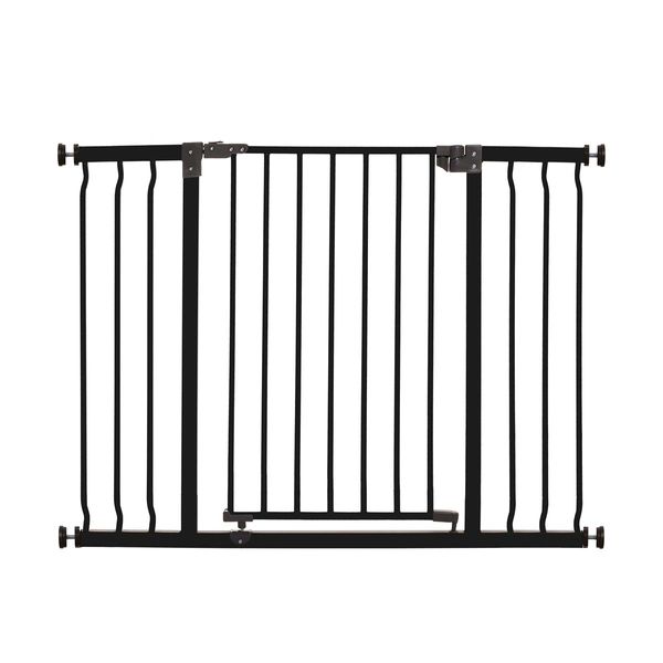 DreamBaby Liberty Xtra-Wide Hallway 99-105.5cm Black Παιδική Πόρτα Ασφαλείας