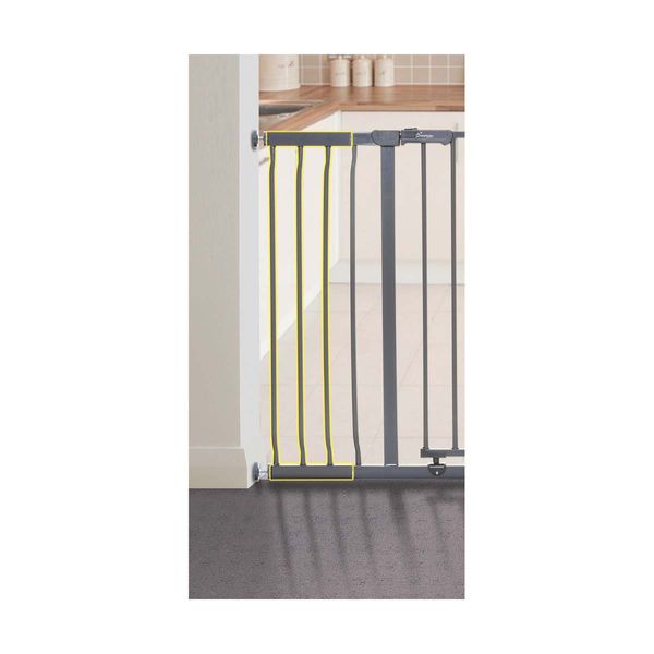 DreamBaby DreamBaby Προέκταση 18cm για Παιδική Πόρτα Ασφαλείας Ava Charcoal