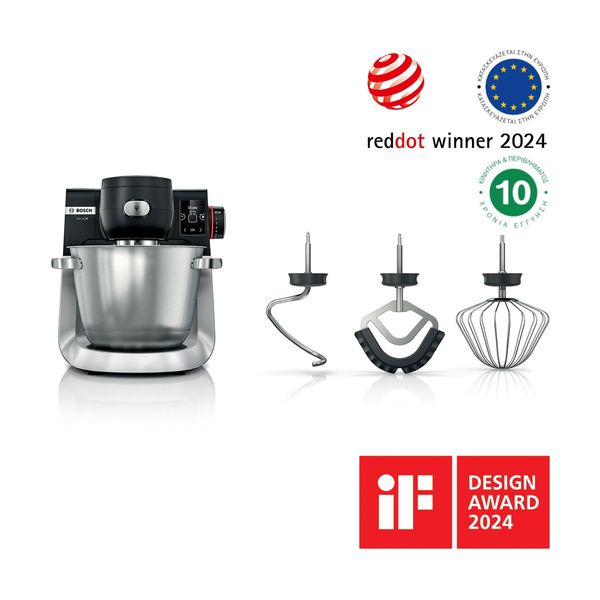 Bosch MUMS6ZS00 με Ψηφιακή Ζυγαριά Black Κουζινομηχανή