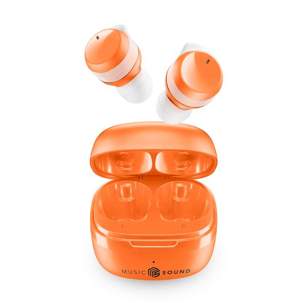 Cellular Line Cellular Line Flow True Wireless Orange Ακουστικά Earbuds