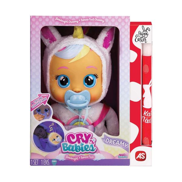 AS Κούκλα Κλαψουλίνια Όνειρα Γλυκά Dreamy 4104-91412 Λαμπάδα