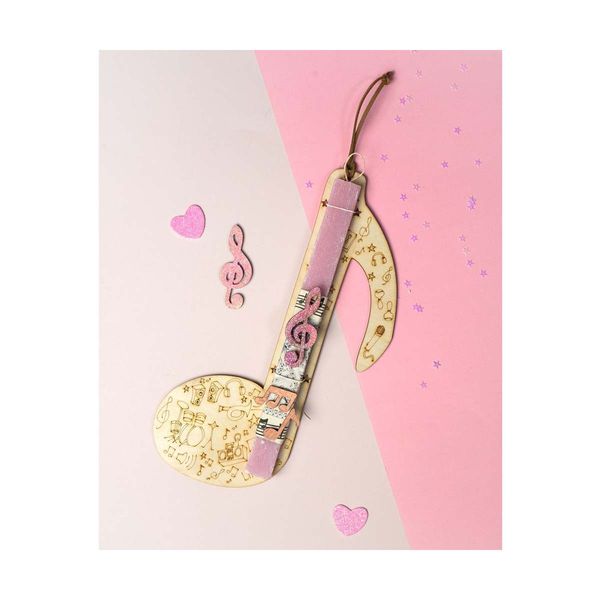 LifeLikes Νότα Ροζ με Κάδρο Λαμπάδα