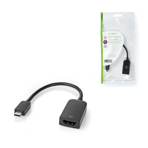 Nedis CCGP64652BK02 TYPE-C Σε HDMI Αντάπτορας