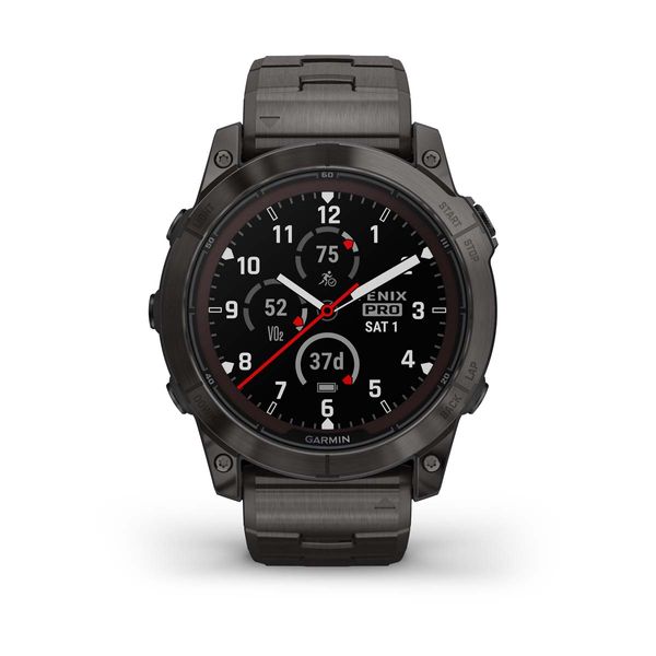 Garmin Fenix 7X Pro Solar Leather SmartWatch