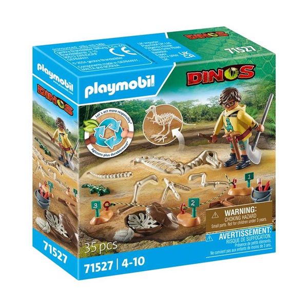 PLAYMOBIL® Dinos Αρχαιολογική Ανασκαφή Δεινοσαύρου 71527 Παιχνίδι