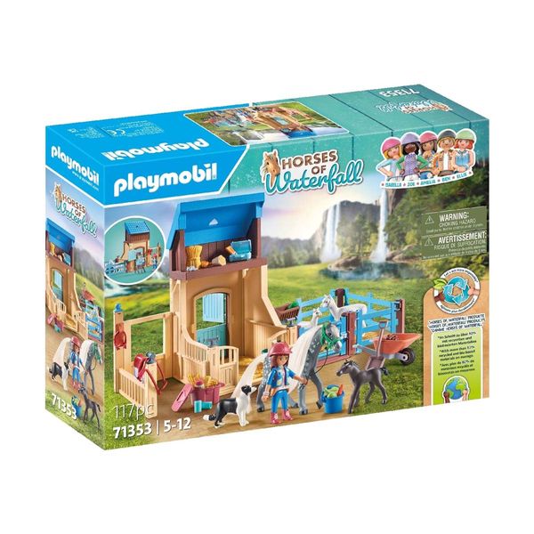 PLAYMOBIL® Horses of Waterfall: Στάβλος Αλόγων με την Amelia & τον Whisper 71353 Παιχνίδι