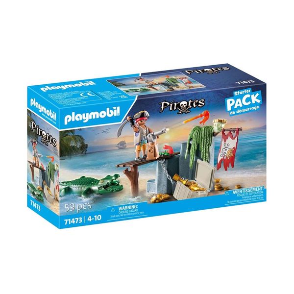 PLAYMOBIL® Starter Pack Πειρατής με Αλιγάτορα 71473 Παιχνίδι