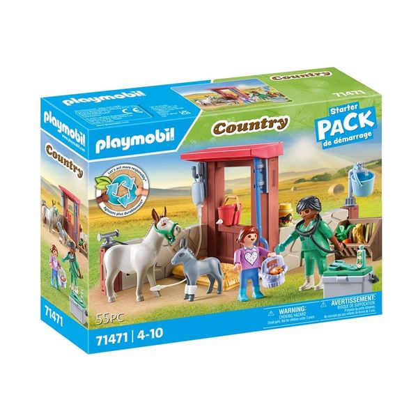 PLAYMOBIL® Starter Pack Φροντίζοντας τα Γαϊδουράκια 71471 Παιχνίδι