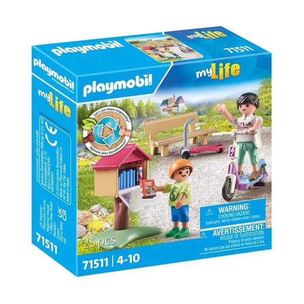 PLAYMOBIL® My Life Υπαίθρια Ανταλλακτική Βιβλιοθήκη 71511 Παιχνίδι