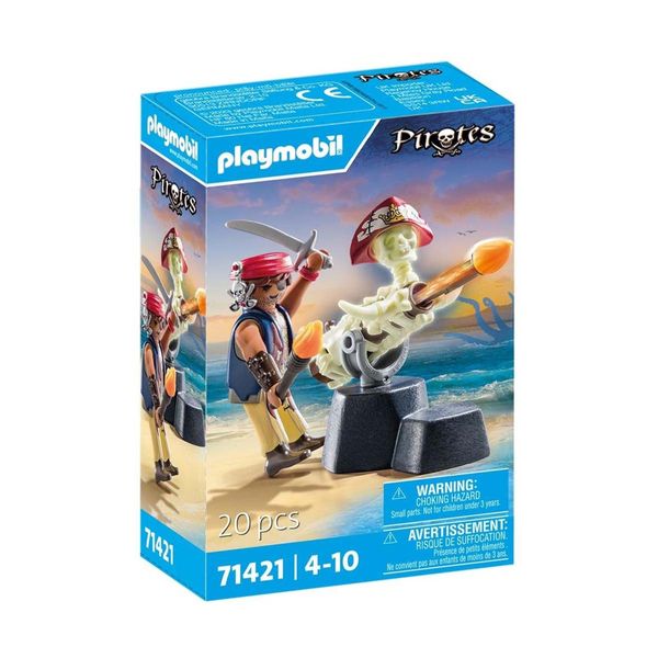 PLAYMOBIL® Pirates: Πειρατής με Κανόνι 71421 Παιχνίδι