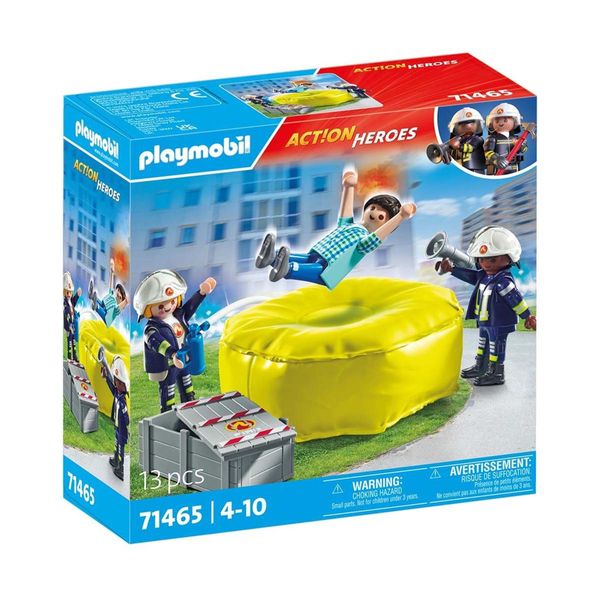 PLAYMOBIL® Action Heroes: Πυροσβέστες με Στρώμα Διάσωσης 71465 Παιχνίδι
