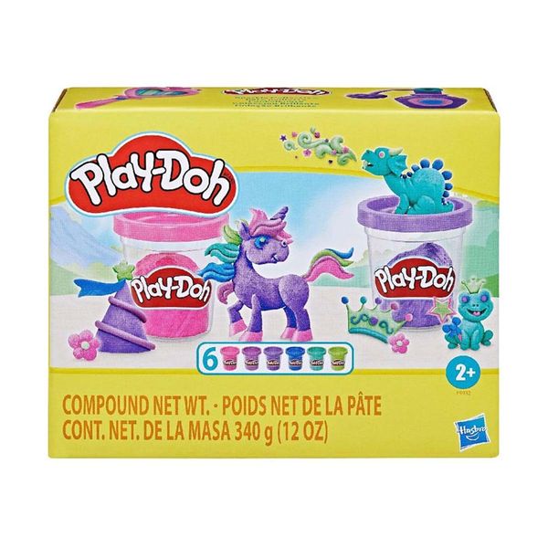 Play-Doh 6 Αστραφτερά Χρώματα F9932