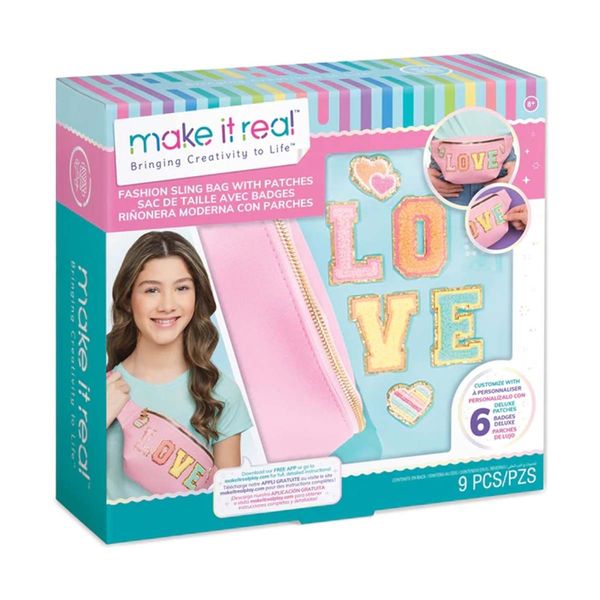 Make it Real Fashion Bum Bag with Patches 1461