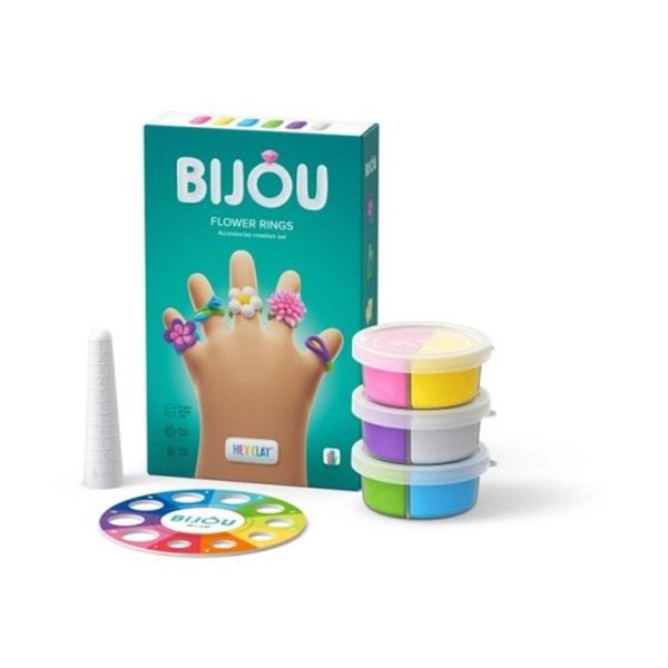 Hey Clay Bijou Flower Rings 440065