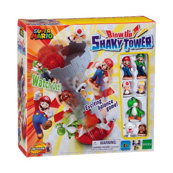 Epoch Games Epoch Games Επιτραπέζιο Mario Blow Up! Shaky Tower 7356