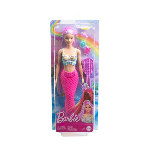 Mattel Barbie Γοργόνα Μακριά Μαλλιά HRR00