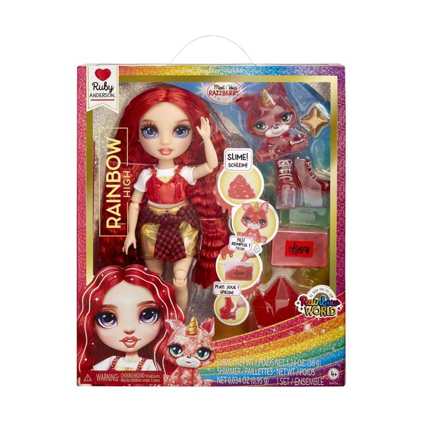 Rainbow Κούκλα & Slime-Ruby Red 120179-EU