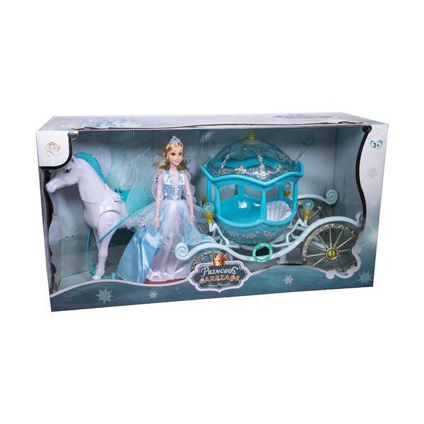 Σετ Κούκλα με Πήγασο Άμαξα & Λειτουργίες 384Α