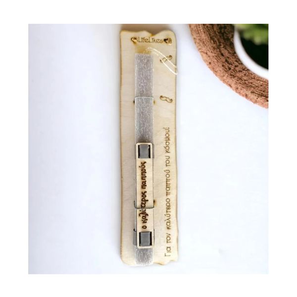 LifeLikes Λαμπάδα με Ξύλινο Διακοσμητικό