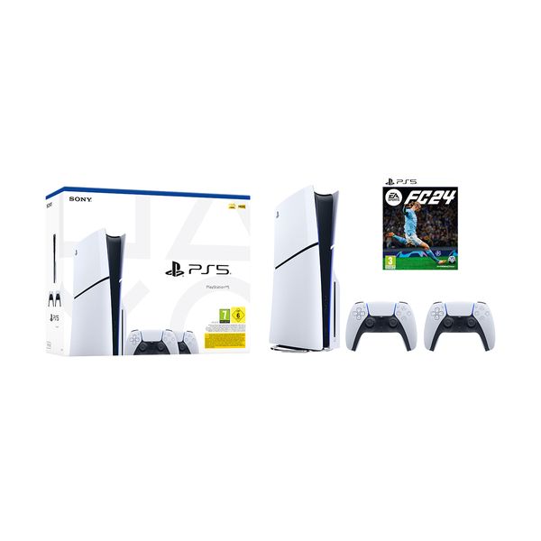 Sony Sony PlayStation 5 BluRay Slim & DualSense Bundle & EA FC SPORTS 24