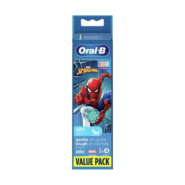 Oral-B Oral-B Kids Ανταλλακτικές Κεφαλές Spiderman 4τμχ