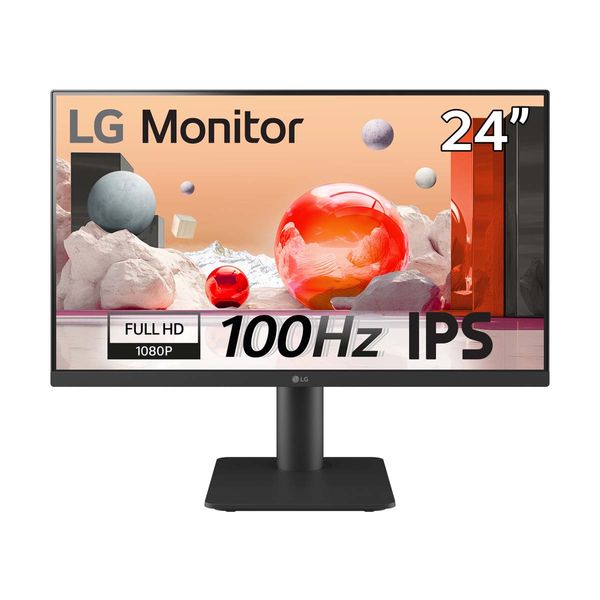 LG 24MS550-B 24" IPS Full HD 100Hz & Built-In Speakers Monitor