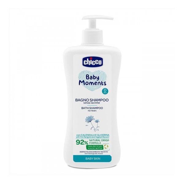 Chicco Αφρόλουτρο-Σαμπουάν Baby Moments 750ml
