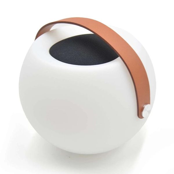 Sound Crush Trig White 5W Aσύρματο Φωτιστικό και Bluetooth Ηχείο