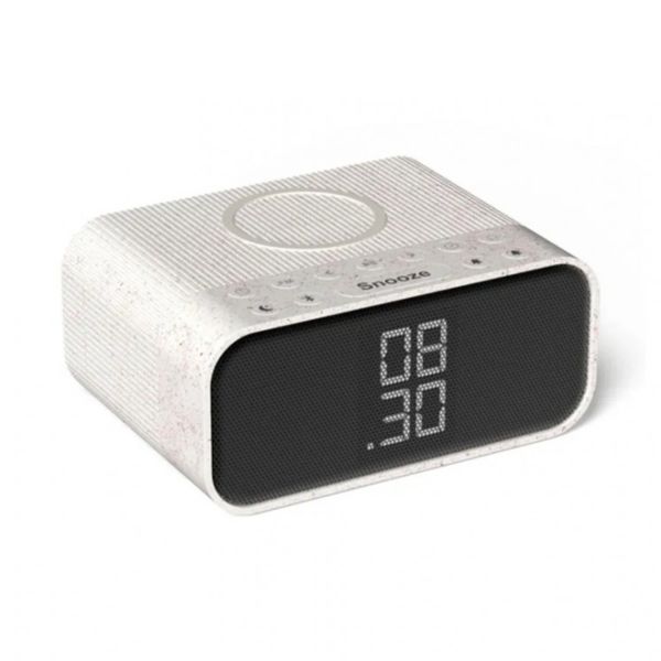 Sound Crush Ztation 6W Off White Pαδιο Ρολόι Ξυπνητήρι