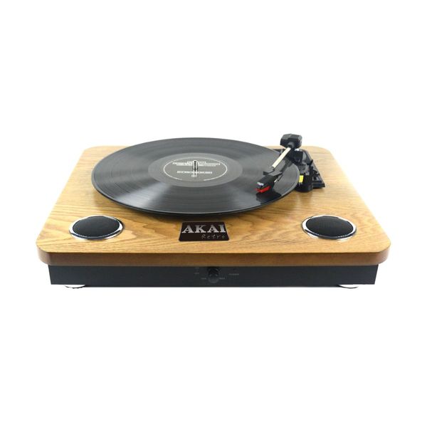 Akai ATT-09 Ξύλινο με Ενσωματωμένα Ηχεία Πικάπ