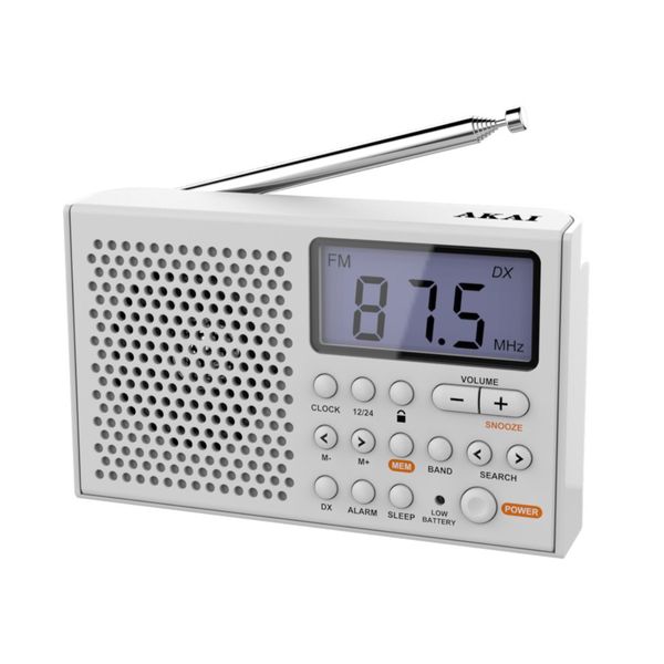 Akai AWBR-305 Λευκό Φορητό Ραδιόφωνο