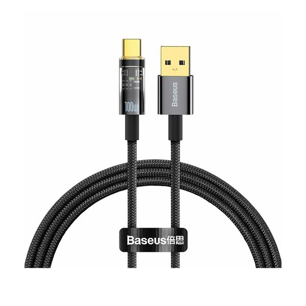 Baseus USB to Type-C 100W Black 1m Καλώδιο