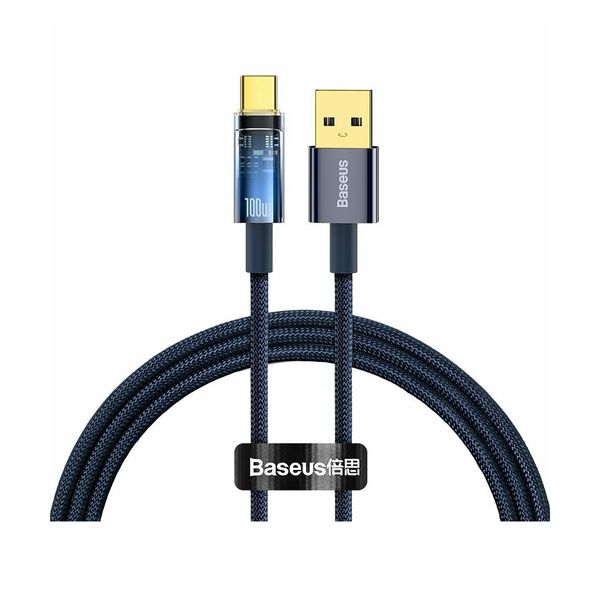 Baseus USB to Type-C 100W Blue 1m Καλώδιο