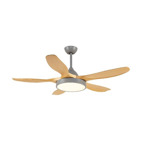 Eurolamp 300-25039 Grey Wood Ανεμιστήρας Οροφής