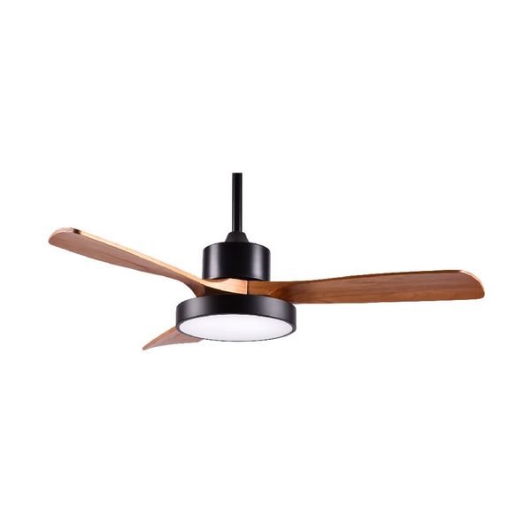 Eurolamp 300-25040 Black Wood Ανεμιστήρας Οροφής