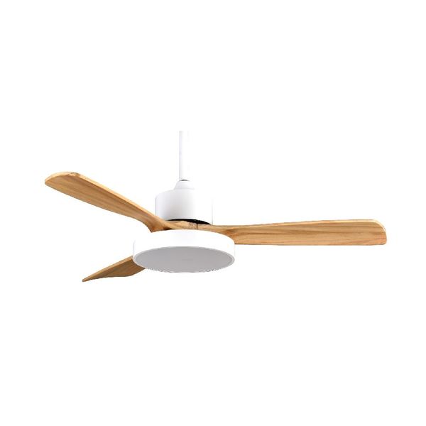 Eurolamp 300-25041 White Wood Ανεμιστήρας Οροφής