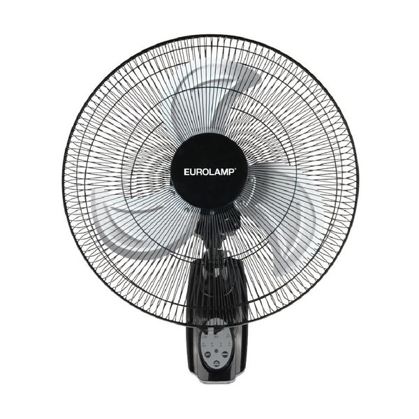 Eurolamp Eurolamp 300-23507 Black Βιομηχανικού Tύπου Ανεμιστήρας Τοίχου