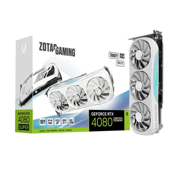 Zotac GeForce RTX 4080 Super 16GB Trinity OC White Κάρτα Γραφικών